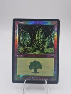 Magic The Gathering Onslaught Forest Foil - Image 1