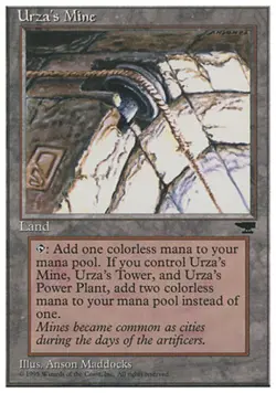 4x Urza's Mine (Pulley) ~ Heavily Played Chronicles MTG Magic x4 4 UltimateMTG P - Image 1