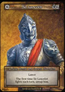 Sir Lancelot Foil Sorcery Contested Realm Preorder Arthurian Legends TC Promo - Image 1