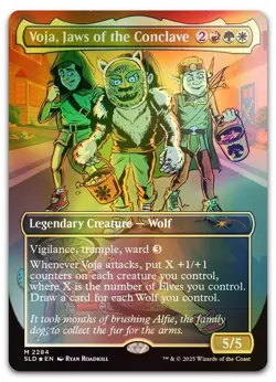 Voja, Jaws of the Conclave (Rainbow Foil) #2284 NM Secret Lair Drop Magic MTG - Image 1