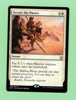 MTG - SECURE THE WASTES 036/264 R DTK 2015 - Image 1