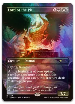 Lord of the Pit (Rainbow Foil) #1857 (NM) Secret Lair Drop SLD Magic MTG - Image 1