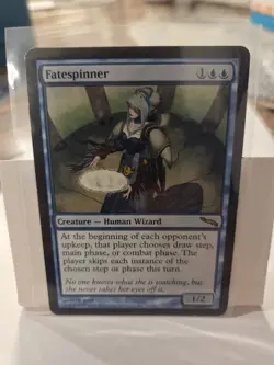 1x MTG Fatespinner Mirrodin 36/306 Rare Blue Wizard (LP) - Image 1