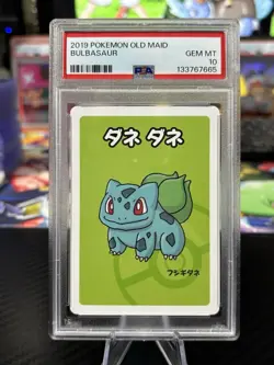 PSA 10 - Bulbasaur - Japanese Pokemon Old Maid - Image 1