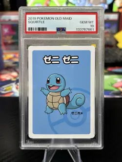 PSA 10 - Squirtle - Japanese Pokemon Old Maid - Image 1
