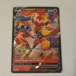 Pokemon Infernape V Promo Holo Jumbo Cards SWS252 200 HP 2022 English - Image 1
