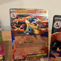 Pokemon Mega Charizard X EX & Y EX Holo Card Lot 4 Cards English - Image 4