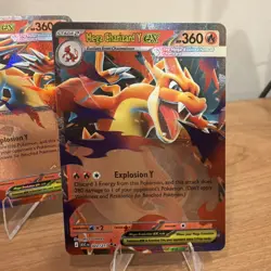 Pokemon Mega Charizard X EX & Y EX Holo Card Lot 4 Cards English - Image 5