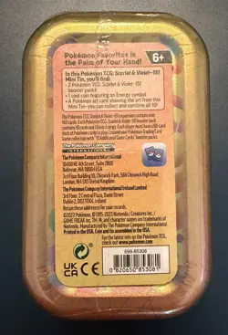 Pokemon TCG Scarlet & Violet 151 Arcanine & Omanyte Mini Tin NEW SEALED - Image 2