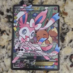 Pokemon Sylveon EX Full Art Ultra Rare Holo RC32/RC32 Generations 170HP - Image 1