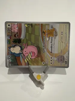 Pokemon Chansey TCG Twilight Masquerade Illustration Rare Holo Card 187/167 - Image 3