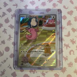 Pokemon TCG Twilight Masquerade Full Art Holo 4 Card Lot English - Chansey, Cra… - Image 2