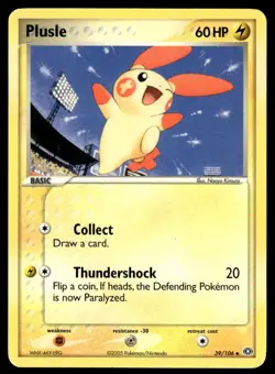 Pokemon TCG Emerald #39/106 Plusle LP - Image 1