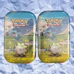 Pokemon TCG Mega Evo Ascended Heroes Mini Tins Togepi & Totodile🔥2x Bundle - Image 1