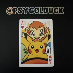 Japanese Pokemon Card Pikachu Chimchar Piplup Turtwig - Image 1