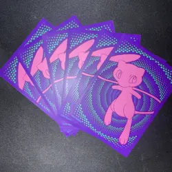Pokemon Fusion Strike Mew ETB Pokemon Card Sleeves Sword & Shield New 6 Pack! - Image 1