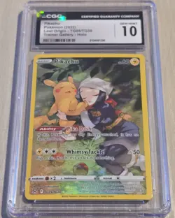 Pikachu TG05/TG30 Lost Origin Trainer Gallery CGC 10 Gem Mint Pokemon - Image 2