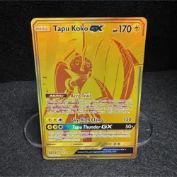 Pokemon Tapu Koko GX SV93/SV94 Hidden Fates Shiny Vault Full Art Holo 170 HP - Image 1