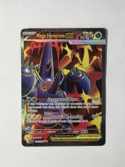 Pokemon TCG Mega Heracross ex 108/94 Phantasmal Flames Ultra Rare - Image 1