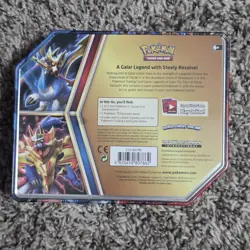2020 Pokemon TCG Legends of Galar Tin Zacian V Factory Sealed 5 Packs - Image 2