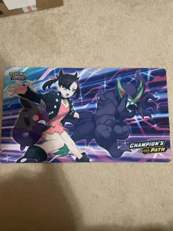 Pokemon TCG Champions Path Premium Playmat Marnie Grimmsnarl - Image 1