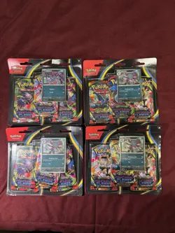 Pokemon - Phantasmal Flames - 3-Pack Blister Promo - Sealed - Lot of 4 - Image 1