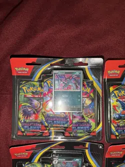 Pokemon - Phantasmal Flames - 3-Pack Blister Promo - Sealed - Lot of 4 - Image 2