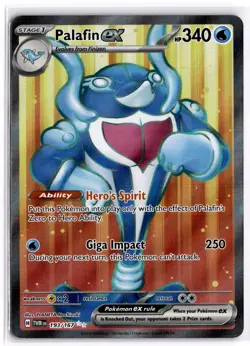 Palafin ex 193/167 Ultra Rare Twilight Masquerade Pokemon Near Mint - Image 1