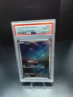 Cleffa 202/197 Pokemon TCG Obsidian Flames Illustration Rare PSA 10 - Image 1