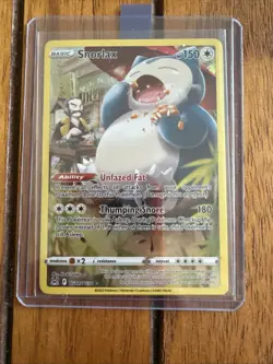 Pokemon TCG Snorlax Trainer Gallery TG10/TG30 Lost Origin Holo Ultra Rare - Image 1