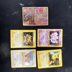 Ancient Mew Pokemon Movie Promo Pokemon TCG 1999-2000 (Crease) COMBO HeavyPlay - Image 1