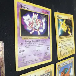 Ancient Mew Pokemon Movie Promo Pokemon TCG 1999-2000 (Crease) COMBO HeavyPlay - Image 4