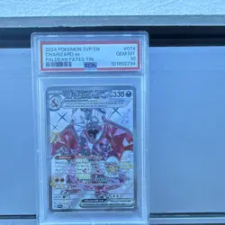 Pokemon Charizard ex 074 Promo Holo SV Scarlet & Violet PSA 10 - Image 1