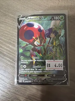 Pokemon Orbeetle V TG12/TG30 Lost Origin Ultra Rare Full Art Holo English - Image 1