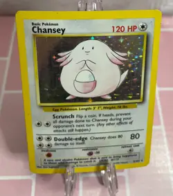 Pokemon TCG Chansey Base Set 3/102 Holo Unlimited Holo Rare - Image 4
