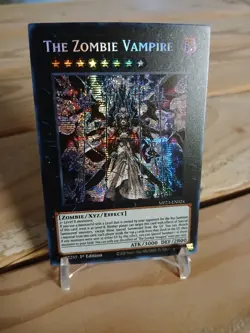 Yu-Gi-Oh! The Zombie Vampire BACH-en045 secret rare 1st Edition NM - Image 1