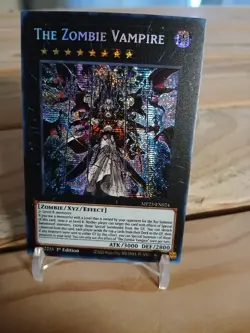 Yu-Gi-Oh! The Zombie Vampire BACH-en045 secret rare 1st Edition NM - Image 3