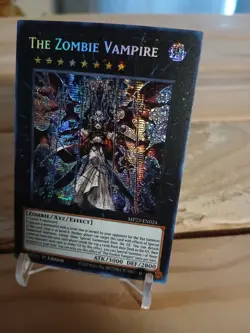 Yu-Gi-Oh! The Zombie Vampire BACH-en045 secret rare 1st Edition NM - Image 5