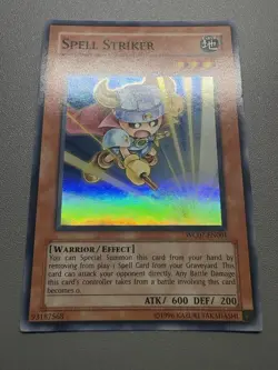Yu-Gi-Oh! Spell Striker Unlimited Super Rare WC07-EN001 LP - Image 1