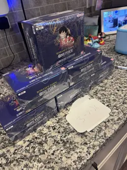 One Piece Romance Dawn Booster Boxes SIX TOTAL (White bottom) Luffy OP-01 - Image 2