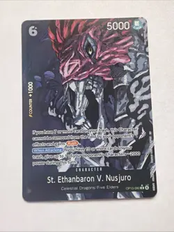 St. Ethanbaron V. Nusjuro OP13-080 (Alternate Art) One Piece Carrying On His Wil - Image 1