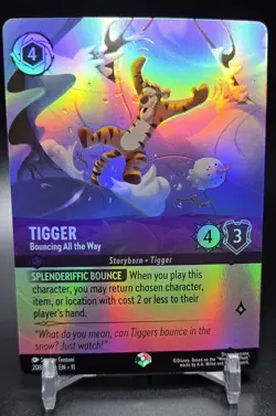 Tigger - Bouncing All the Way EPIC 208/204 Winterspell HOLOFOIL Disney Lorcana - Image 1