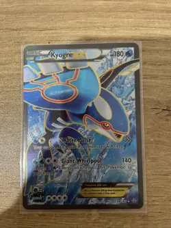 Kyogre EX 148/160 2015 XY Primal Clash Pokemon Ultra Rare Full Art MP - Image 1
