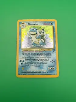 Pokemon TCG - Blastoise 2/130 Base Set 2 Holo Rare WOTC 1999 - EXC - Image 1