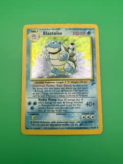 Pokemon TCG - Blastoise 2/130 Base Set 2 Holo Rare WOTC 1999 - EXC - Image 2