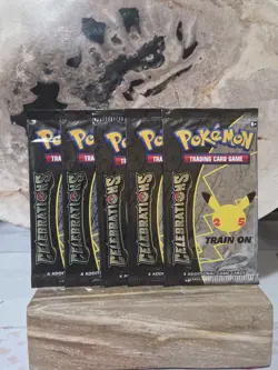 (Lot Of 5) Pokemon Celebrations Booster Packs Factory Sealed - Image 1