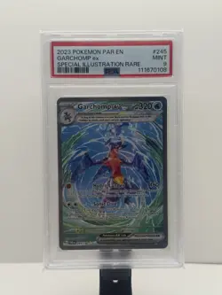 Pokemon SV04 Paradox Rift Garchomp ex 245/182 Holo PSA 9 - Image 1