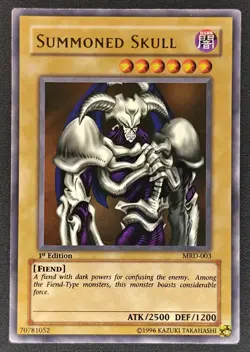 Yugioh - Metal Raiders - Summoned Skull 1st Edition - MRD-003 - EX/LP - Image 1