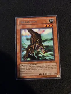 Yugioh - Gilasaurus - LON-071 - Unlimited edition Rare - Lightly played LP - Image 1