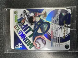 Monkey D. Luffy Dodgers 2025 One Piece Crossover Promo Card Never Opened - Image 5